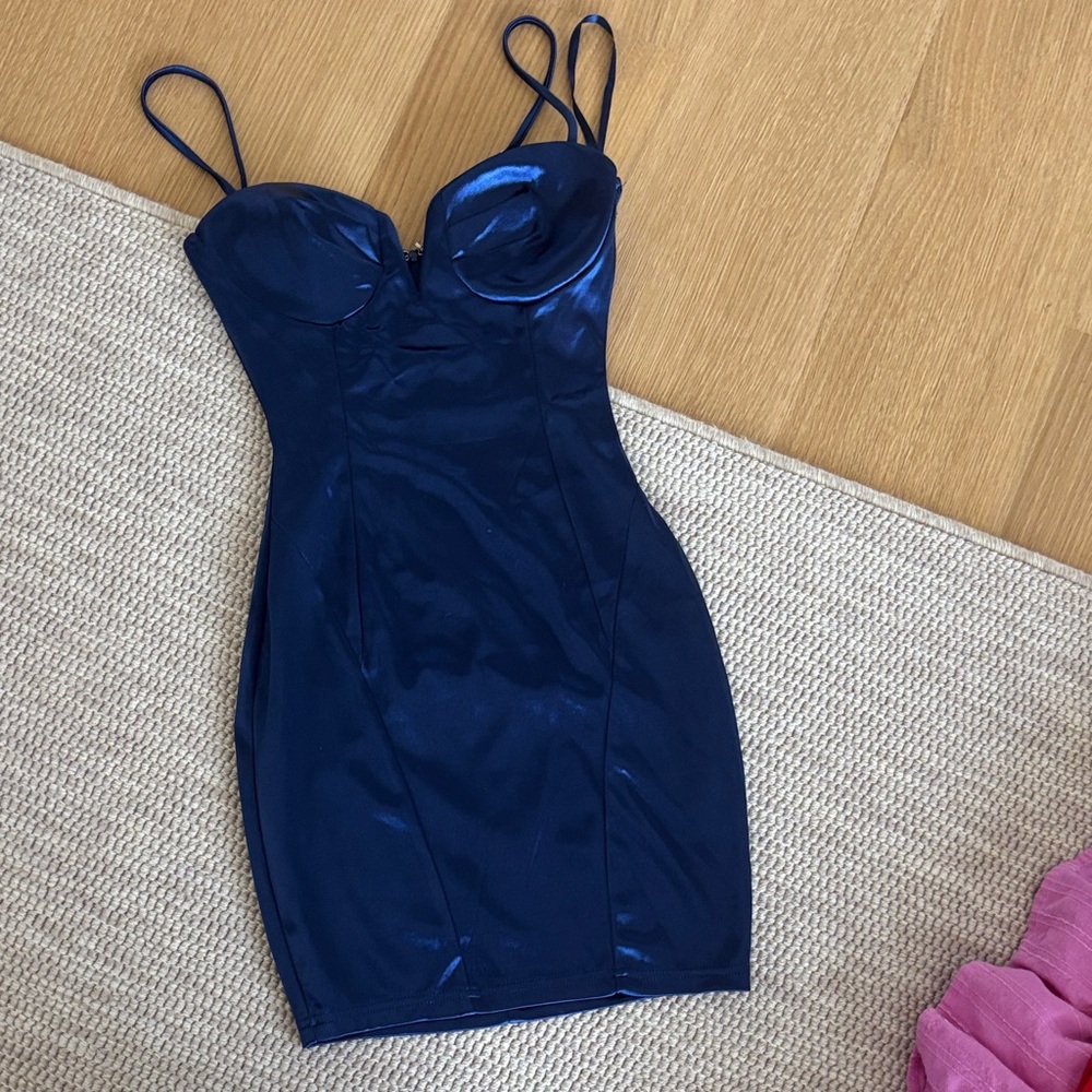 Windsor Midnight Blue Mini Dress